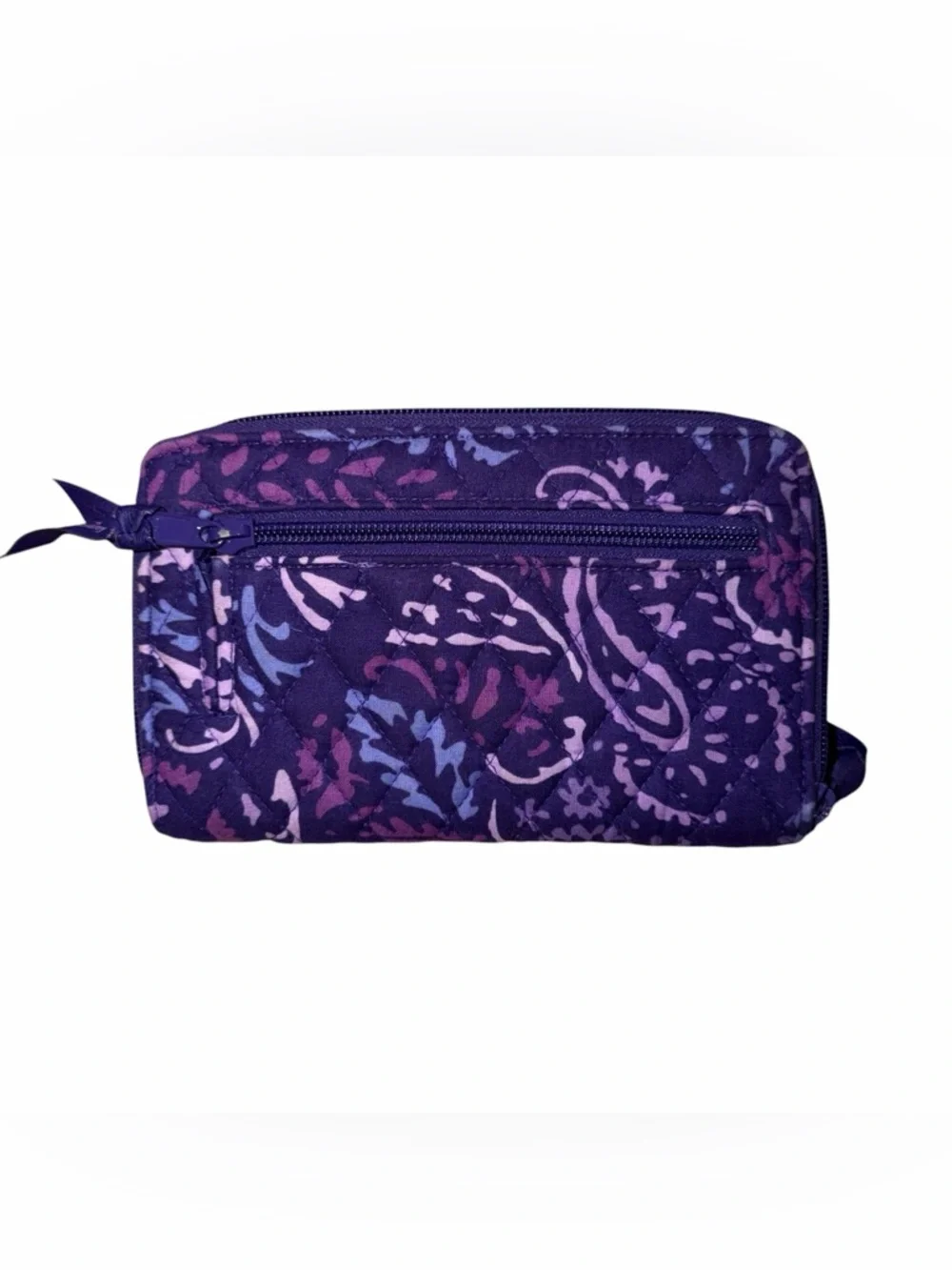 Vera Bradley Paisley Amethyst RFID Turnlock Wallet - Picture 5 of 5